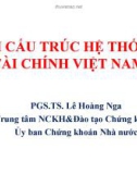 Tái cấu trúc hệ thống tài chính Việt Nam