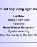 Hội thảo : Giám sát hoạt động ngân hàng