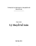 Giáo trình Lý thuyết kế toán - ĐH Kinh doanh & Công nghệ Hà Nội