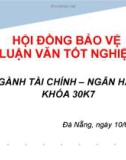 PHÁT TRIỂN DỊCH VỤ NGÂN HÀNG CỦA CÁC NGÂN HÀNG THƯƠNG MẠI TRÊN ĐỊA BÀN THÀNH PHỐ ĐÀ NẴNG