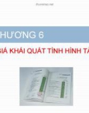 Bài giảng Báo cáo tài chính - Chương 6 Đánh giá khái quát tình hình tài chính