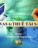 VAS 6: THUÊ TÀI SẢN