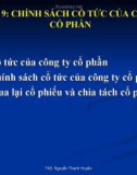 Bài giảng tài chính doanh nghiệp - Chương 9