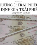 Chương IV - Trái phiếu và định gía trái phiếu