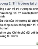 Bài giảng: Chương 2 - Thị trường tài chính