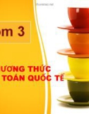 Đề tài: Các phương thức thanh toán quốc tế