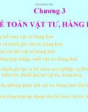 Bài giảng Kế toán doanh nghiệp (Th.S Đinh Xuân Dũng) - Chương 3: Kế toán vật tư, hàng hoá