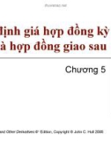 Bài giảng Tài chính phái sinh: Chương 2 - Xác định giá hợp đồng kỳ hạn và hợp đồng giao sau