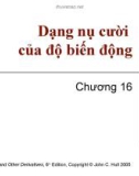 Bài giảng Tài chính phái sinh: Chương 16 - Dạng nụ cười của độ biến động