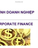 Bài giảng Tài chính doanh nghiệp - Chương 1 (overview of corporate finance)