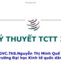 Bài giảng Lý thuyết tài chính tiền tệ: Chương 8 - GVC.ThS.Nguyễn Thị Minh Quế