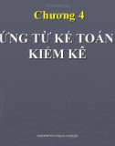 Bài giảng Nguyên lý kế toán: Chương 4