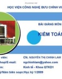 Bài giảng Kiểm toán: Chương 1 - GV. Nguyễn Thị Chinh Lam