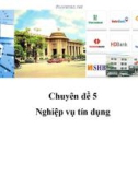 Chuyên đề 5: Nghiệp vụ tín dụng