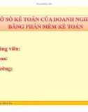 Bài giảng Tin học kế toán: Bài 2