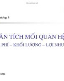 Bài giảng Kế toán quản trị: Chương 3 - ThS. Nguyễn Thị Phước