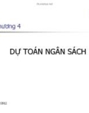 Bài giảng Kế toán quản trị: Chương 4 - ThS. Nguyễn Thị Phước