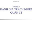 Bài giảng Kế toán quản trị: Chương 7 - ThS. Nguyễn Thị Phước