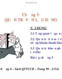 Bài giảng Quản trị tài chính: Chương 3 - PGS,TS. Nguyễn Quang Thu