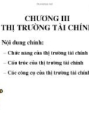 Bài giảng Lý thuyết tài chính tiền tệ: Chương 3 - ThS. Trần Thùy Linh