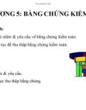 Bài giảng Kiểm toán - Chương 5: Bằng chứng kiểm toán