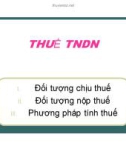 Bài giảng Thuế thu nhập doanh nghiệp (2013)