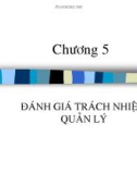 Bài giảng Kế toán quản trị: Chương 5 - TS. Lê Đình Trực