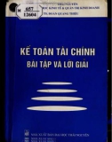 Bài tập và lời giải Kế toán tài chính: Phần 1