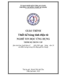 Giáo trình Thiết kế bảng tính điện tử (Nghề: Tin học ứng dụng - Trình độ Trung cấp) - Trường Cao đẳng Nghề An Giang