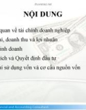 Bài giảng học phần Tài chính doanh nghiệp