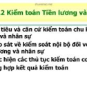 Bài giảng Chương 5.2: Kiểm toán Tiền lương và nhân sự