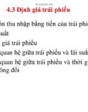 Bài giảng Thị trường chứng khoán: Chương 4.1 - Đoàn Thị Thu Trang