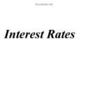 Interest Rates