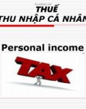 Bài giảng Thuế thu nhập cá nhân