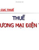 Bài giảng Thuế thương mại điện tử