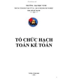 Giáo trình Tổ chức hạch toán kế toán (Giáo trình đào tạo từ xa): Phần 1