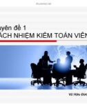 Bài giảng Kiểm toán 2: Chuyên đề 1 - PGS.TS. Vũ Hữu Đức