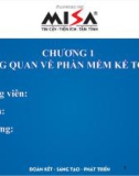 Bài giảng Phần mềm kế toán - Chương 1: Tổng quan về phần mềm kế toán