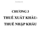 Bài giảng môn học Thuế: Chương 3 - Lê thị Bích Thảo