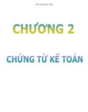 Bài giảng Nguyên lý kế toán: Chương 2 - ĐH Ngoại thương