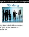 Bài giảng Tài chính doanh nghiệp: Chương 8 - ThS. Nguyễn Văn Minh