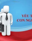 Bài giảng Marketing ngân hàng: Yếu tố con người