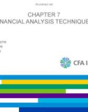 Lecture International financial statement analysis: Chapter 7 - CFA Institute