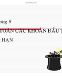 Bài giảng Chương 9: Kế toán các khoản đầu tư dài hạn - Phạm Tú Anh