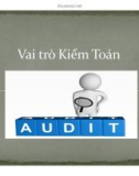 Bài giảng Vai trò kiểm toán