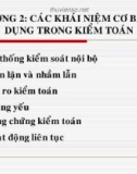 Bài giảng Kiểm toán văn bản: Chương 2 - Huỳnh Huy Hạnh