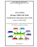 Giáo trình Thiết kế web (Nghề: Quản trị mạng máy tính - Cao đẳng) - Trường CĐ Kỹ thuật Việt Đức Hà Tĩnh