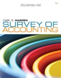 survey of accounting (5th edition): part 1