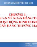 Bài giảng Nghiệp vụ Ngân hàng thương mại: Chương 1 - ThS. Lâm Nguyễn Hoài Diễm