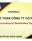 Bài giảng Kế toán tài chính II: Chương 8 - Võ Minh Hùng